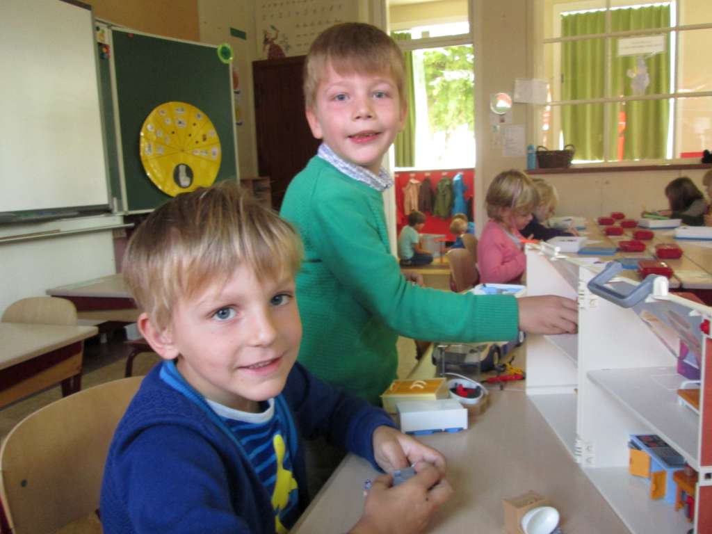 Foto bij 1A De eerste schooldag