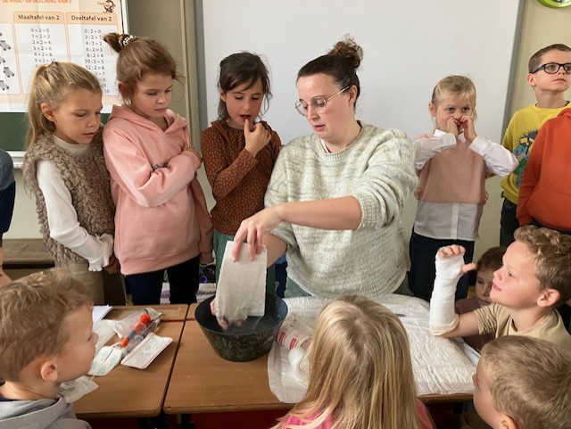 2B Verpleegster op bezoek