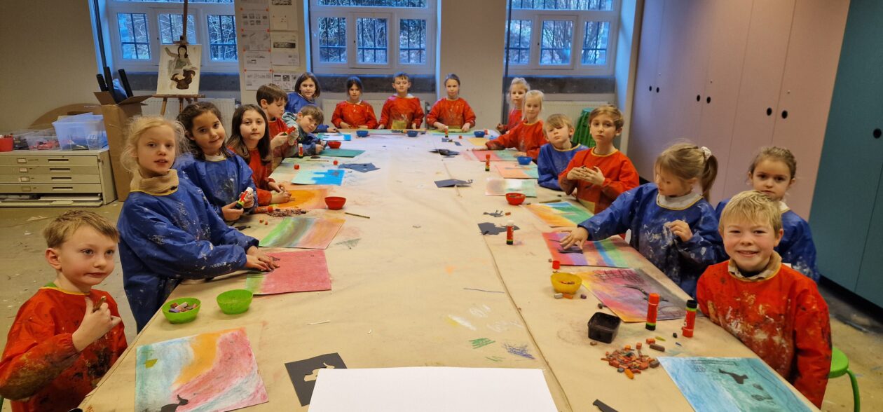 Foto bij 2ABC Uitstap naar MSK te Gent